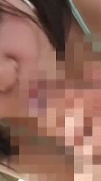 Brunette Teen Gives Passionate Sloppy Blowjob on Bed