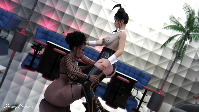Sassy Comics Trans: Trans Stripper Anal Fuck Big Ass Bbl Ebony African in...
