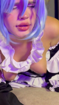 Teen ama cosplay, sega con i piedi e prendere il grosso cazzo nel culo