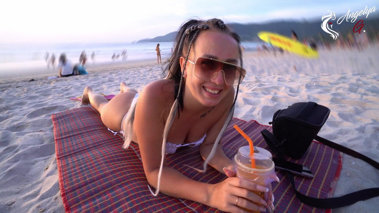AnGelya G: Unknown Girl Helped Me with My Boner! Swallowed Cum - Angelya.g