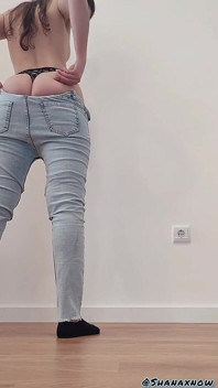 Due jeans per il mio culo grosso jeans fetish