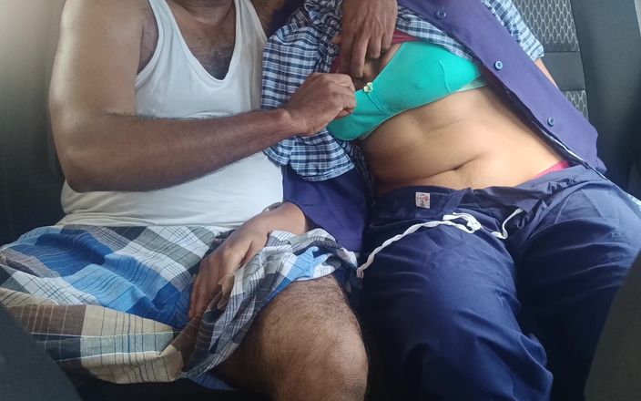 Palani69: Cô gái đồng phục trên xe hơi làm tình với cha...