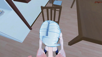 Hentai Smash: Sae Niijima deepthroats your cock and swallows a load of...