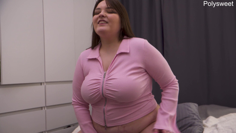 Polly Sweet: Yeni bir oyuncakla mastürbasyon yapmak - BBW mastürbasyonu tek başına