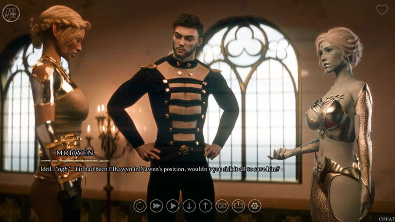 3D Cartoon Porn: The Seven Realms 58 - Atlas, Idril &amp; Mowen Finden geheime kammer &amp; Briefe (sfw)