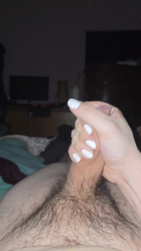 한 번 문지르기만 했어!