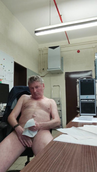 Cumming in the Office