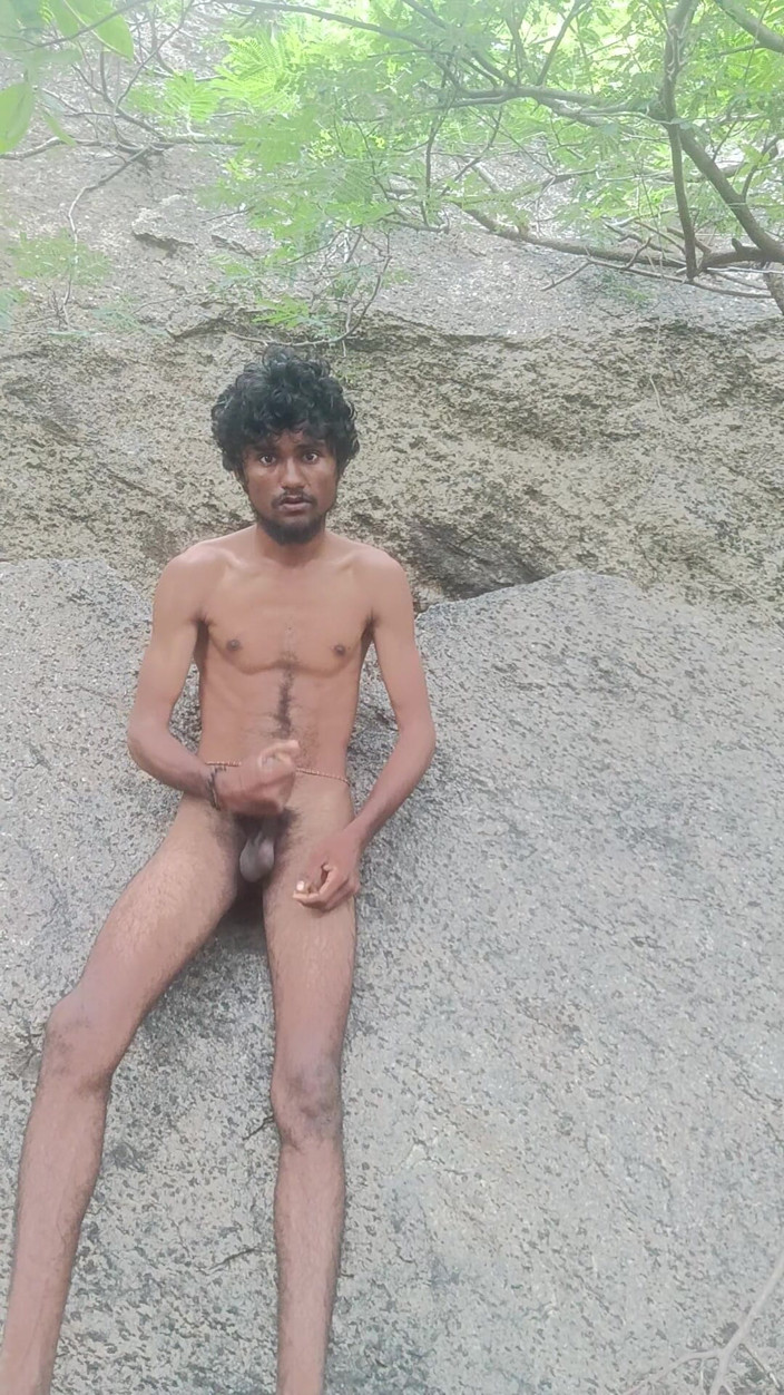 AURA THINGS: Hot Boy Masterbating in Forest Morning