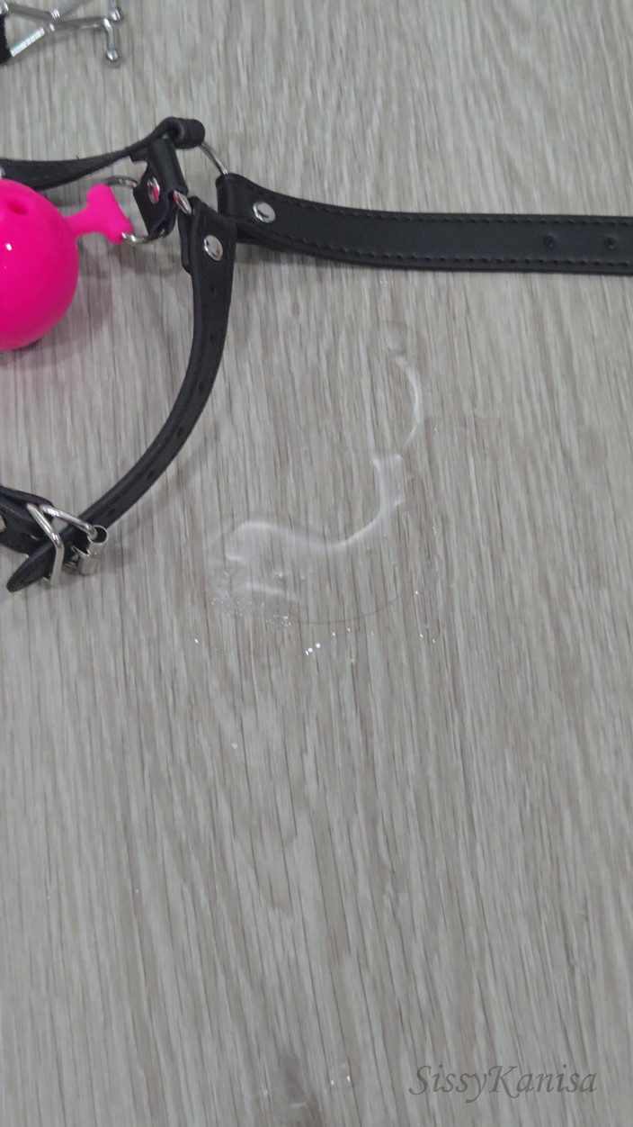 SissyKanisa: Sissy Kanisa Try on New Toy Nose Hook with Ball...