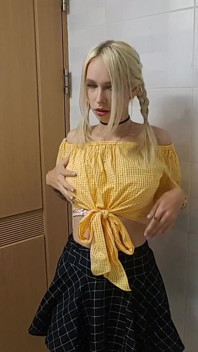 Masturbation on a Bathroom