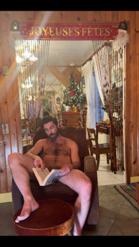 Relaxing and Reading a Book