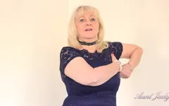 Auntjudys - Getting to Know Busty Blonde GILF Katie Wish