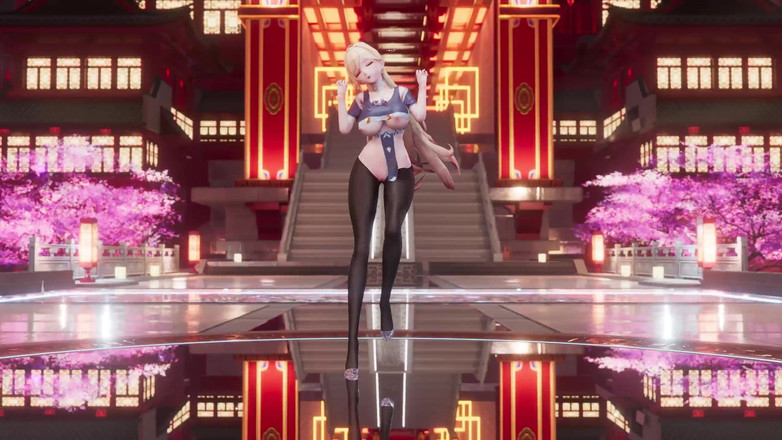 MikuMotion: [mmd] 마리온레트 에로틱한 유니폼 블랙 스타킹