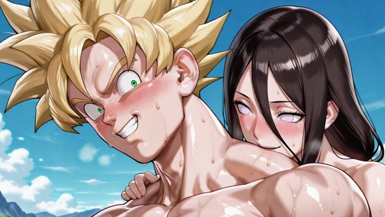 Prznai: Goku - Ssj (db) X Hanabi (naruto)