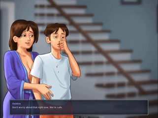 Cartoon Play: Summertime saga parte 88 - madrastra prueba mi gran polla mientras descansa