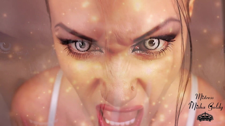 Goddess Misha Goldy: 恶魔金融毁灭！更深入的债务头脑操！