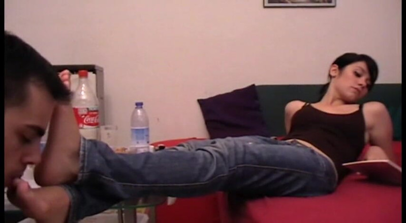 Foot Girls: She just does not care