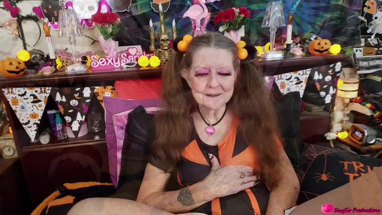 Sexy Sandra N Sir Christopher: Noche de Halloween 2024 follada