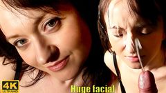 Mayashandjobs: Huge Facial From Ruined Orgasm