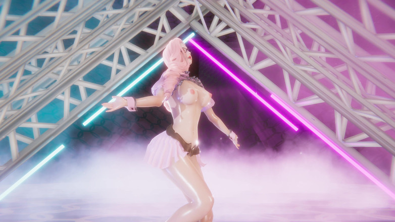 3D-Hentai Games: Purple Kiss - Nerdy Seraphine Sexy Kpop striptýz League of Legends...