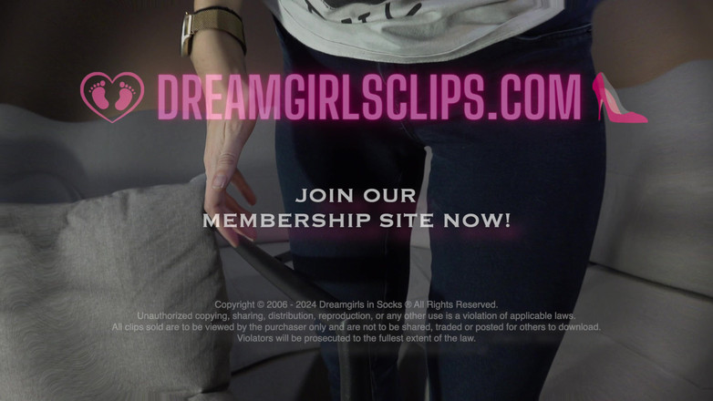 Dreamgirls Clips: Cassandra's Week Worn Socks - (靴下を履いたドリームガールズ)