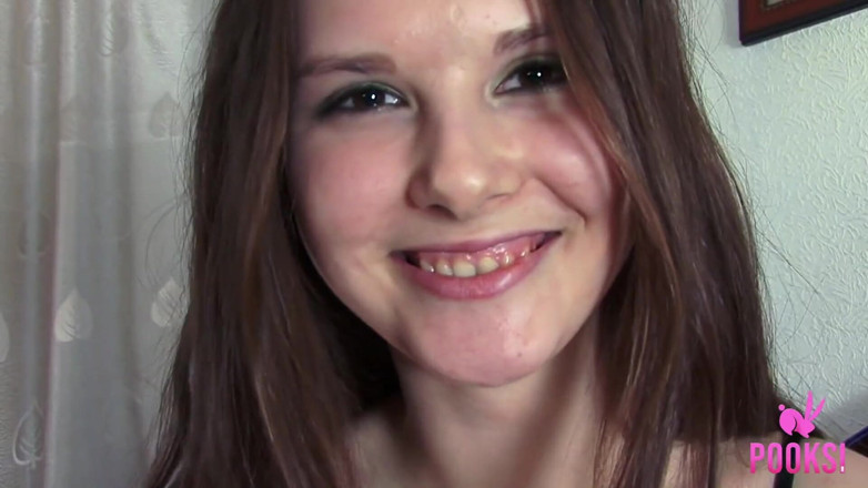 Pooksi: Pale cutie steva takes cock up her ass and cum...