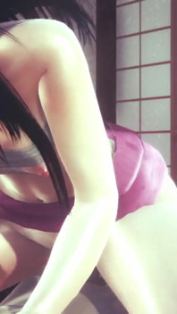 Nezuko Kamado está com muito tesão hoje: Demon Slayer Hentai paródia