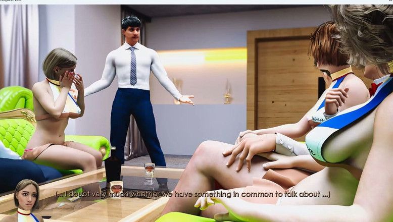 XXX Games Bunk: Special Request - Gameplay - Roleplay - Short Skirt Employee Satisfies Their Client