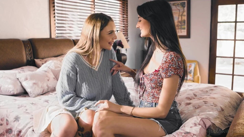 Girlsway: 흑인 대물 자지에게 따먹히는 거유 밀프