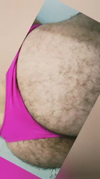 Curious Straight Guy Sucking in Thong While Playing with His Realistic Dildo