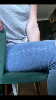 Wriggling in My Day Jeans and No Knickers
