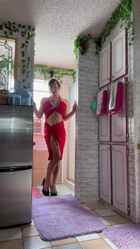 Red Dress Man Eater Stripdance