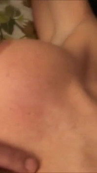 Amateur porn comes in the glass and she licks it