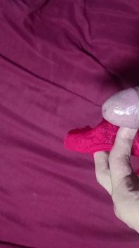 Jerking off with My Friend's Thong