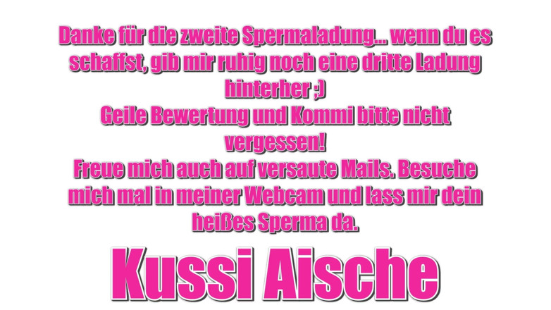 Aische Pervers: Go sprayed me again in the sperm