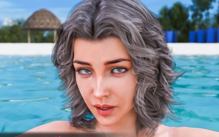 Miss Kitty 2K: MILF de Sunville - épisode 91 - Sexe risqué dans la mer par foxie2k