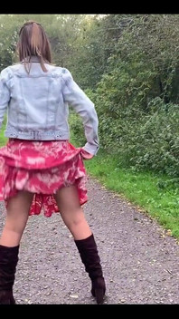 We got away from the houses