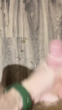 Cumming on the Floor at Night