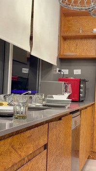 My Roommate, Who Is a Nymphomaniac, Gives Me a While I'm Cleaning, and I End up Her Against the Countertop