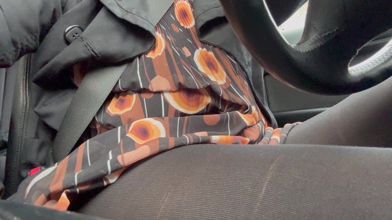 Step Mommy: Elegant Stepmom Drives to the Office Wearing Tights and a...