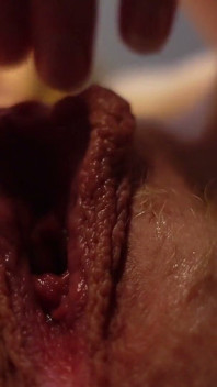 Fingern Und Reiben, Nahaufnahme Meiner Großen Schamlippen, Muschi