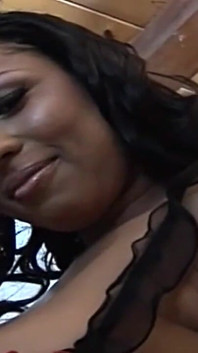 Black BBW with a Big and Round Ass Rides a Big Black Cock