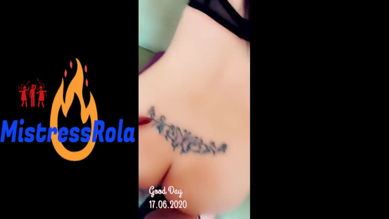 Mistressrola: Rola пытается быть рабыней со своей юной подругой