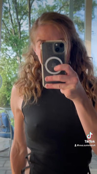 Eva Summers May 2025 Tiktok Sexy Shein Dress