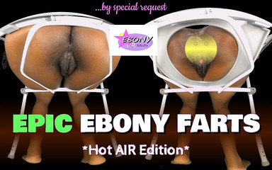 Ebony VR solos virtual reality adult films: Epické Ebenové prdy - Fantasy Face Punishment