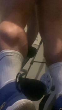 Anal Dildo Fucking in the Gym