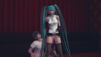 Waifu club 3D: Miku šukala s vibrátorem, dokud se neudělala