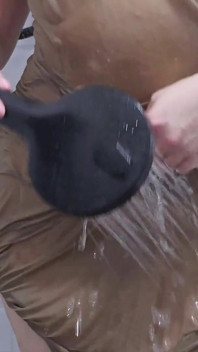 POV: You Are Watching a Naughty Malaysian Hijabi Getting Wet in the Shower