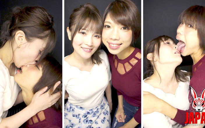 Japan Fetish Fusion: Nanako Hinata en Koharu zuigen elkaars neus als een kwijlend...