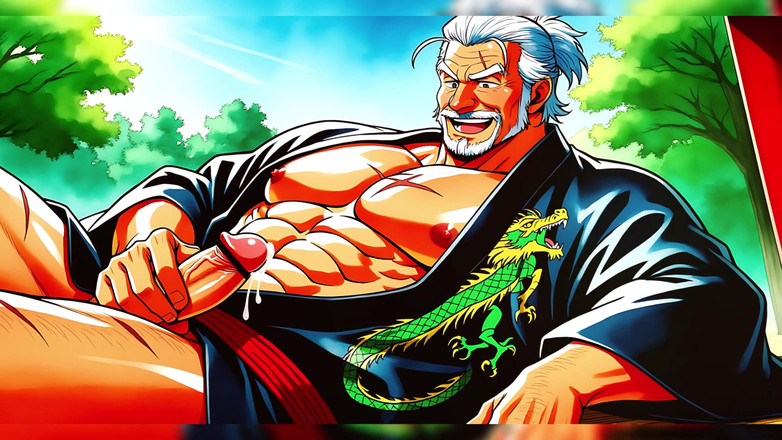 Erotic Man: 道場武道の達人ジャーキング